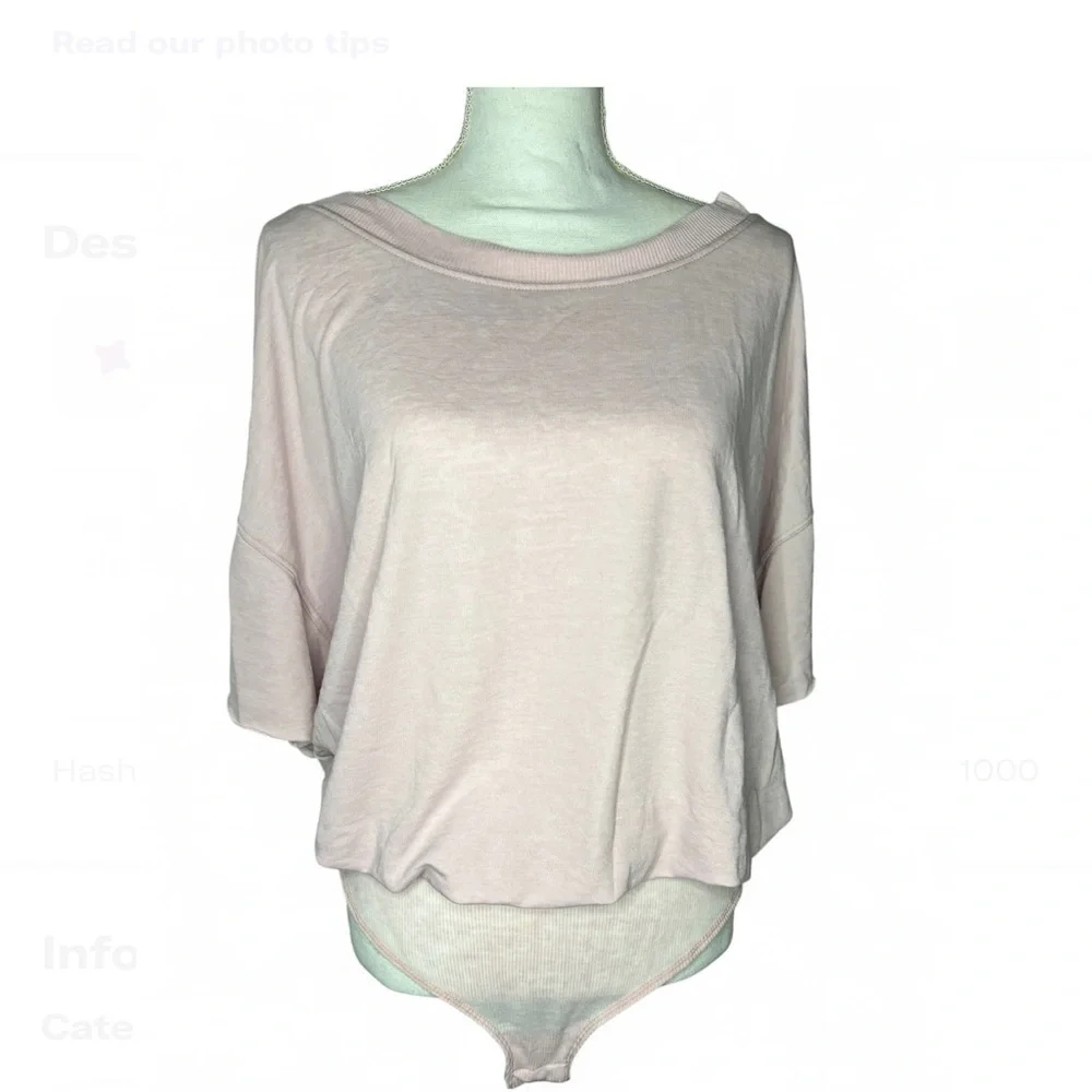Free People Slouchy T-shirt bodysuit
